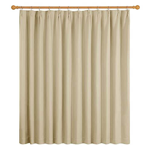 deconovo カーテン ライトベージュ 100cmx178cm　2枚セット Amazon｜Deconovo カーテン 2級遮光 2枚組 幅130×丈178cm 厚手