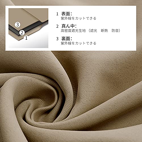 deconovo 1級遮光カーテン2枚入り -ドレープカーテン-無地 – Deconovo JP